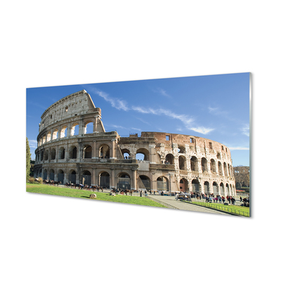 Glas bild Rom Colosseum