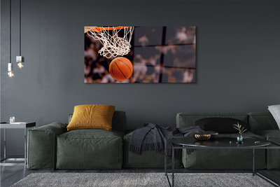 Glas bild Basket boll