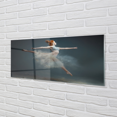 Glas bild Ballerina rök