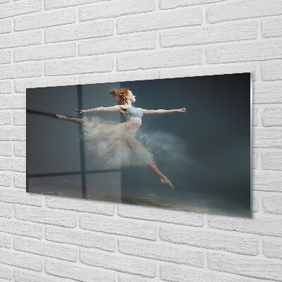 Glas bild Ballerina rök