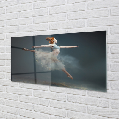 Glas bild Ballerina rök