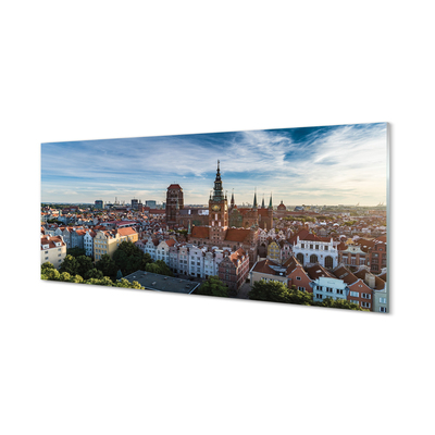 Bild på glas Gdańsk Panoramakyrka