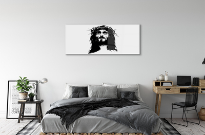 Glasbild Jesus illustration