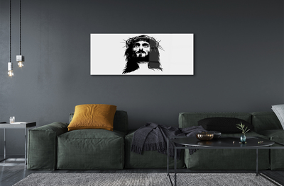 Glasbild Jesus illustration