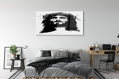 Glasbild Jesus illustration