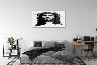 Glasbild Jesus illustration