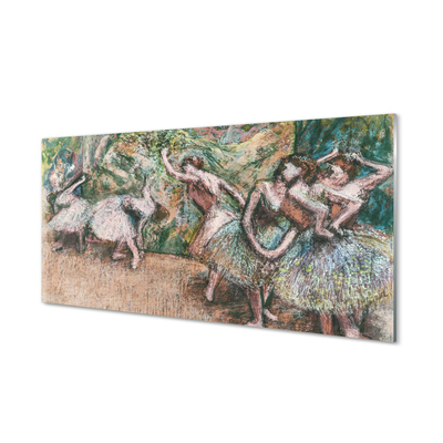 Glasbild Balettscen - Edgar Degas