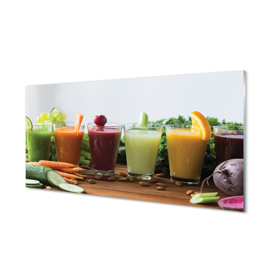 Bild på glas Grönsaksfruktcocktails