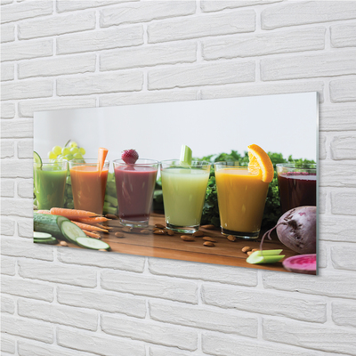 Bild på glas Grönsaksfruktcocktails