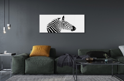 Fototryck på glas Zebra illustration