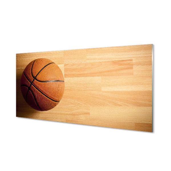 Glasbild Basket på golvet