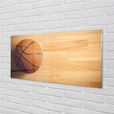 Glasbild Basket på golvet