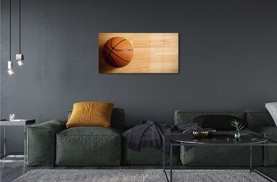 Glasbild Basket på golvet