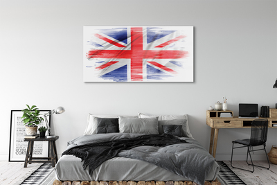 Fototryck på glas Storbritanniens flagga