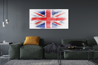 Fototryck på glas Storbritanniens flagga