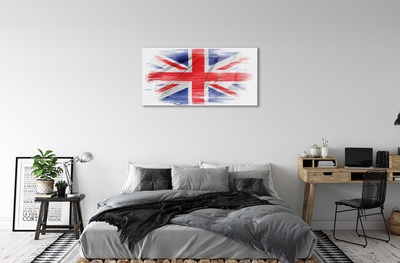 Fototryck på glas Storbritanniens flagga