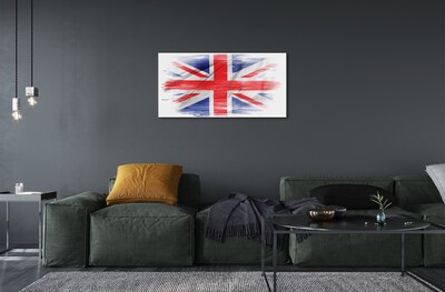 Fototryck på glas Storbritanniens flagga