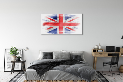 Fototryck på glas Storbritanniens flagga