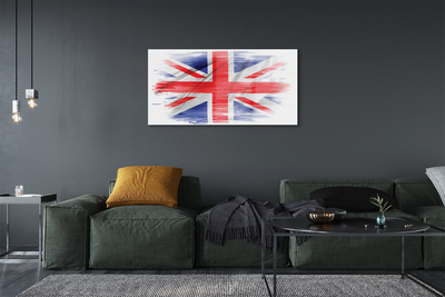 Fototryck på glas Storbritanniens flagga