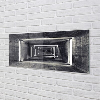 Glasbild Tunnel