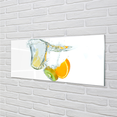 Glas bild Kiwi orange vatten