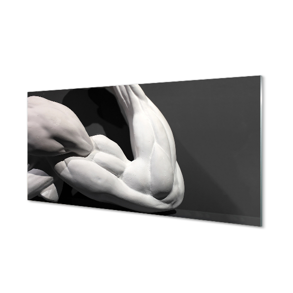 Glasbild Svarta och vita muskler