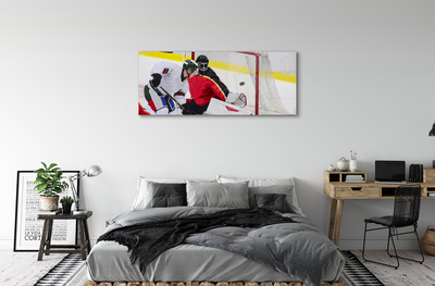 Glasbild Hockeymål