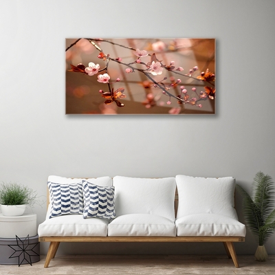 Glas bild Fruktträdgårdsblomma för fred