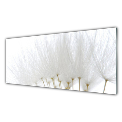 Bild på glas Blommor På Väggen