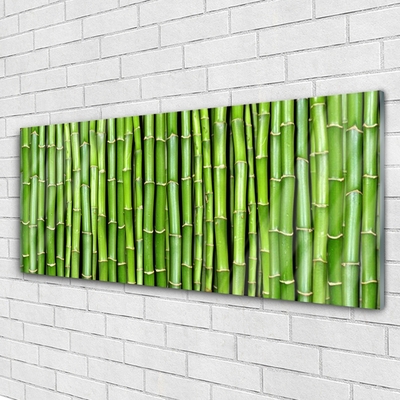 Glasbild Bambu blomma växt