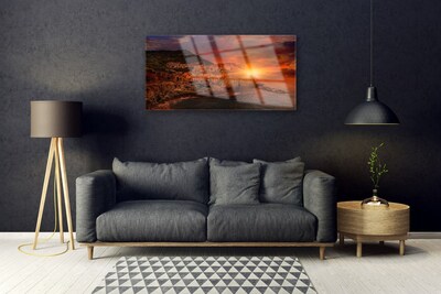 Glasbild Havsstadslandskap