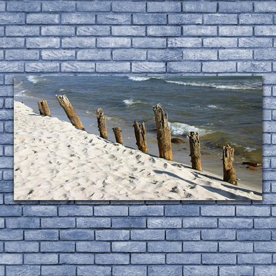 Skriv ut på glas Strand Havslandskap