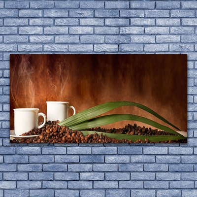 Glas bild Muggar Coffee Beans Kitchen