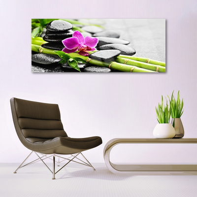 Glasbild bambu Blomstenar Art