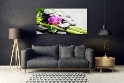 Glasbild bambu Blomstenar Art