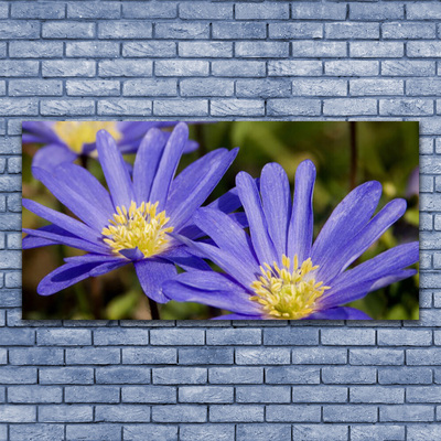 Bild på glas Blommor Växtnatur