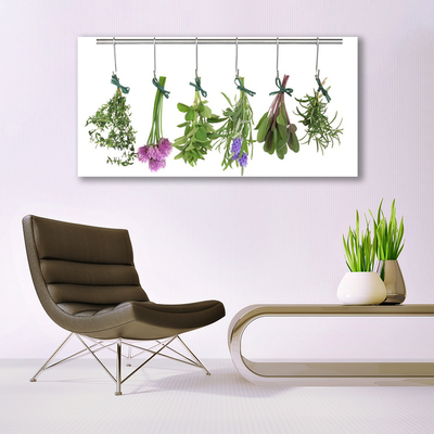 Glas bild Kronblad Plant Kök