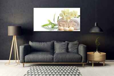 Glasbild Spa Handdukar Ljus Orchid