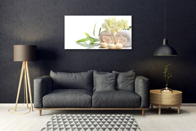 Glasbild Spa Handdukar Ljus Orchid