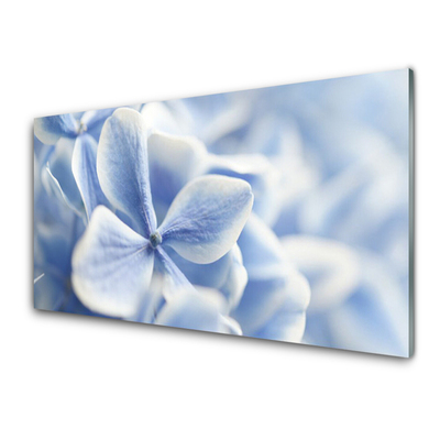 Glas bild Blommor Kronblad Natur