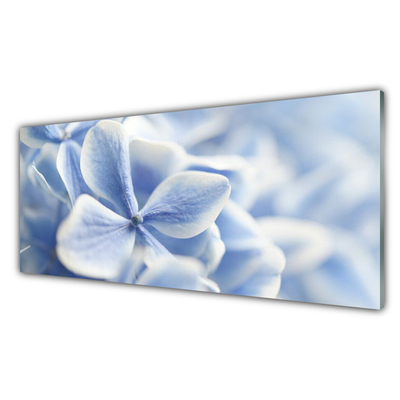 Glas bild Blommor Kronblad Natur