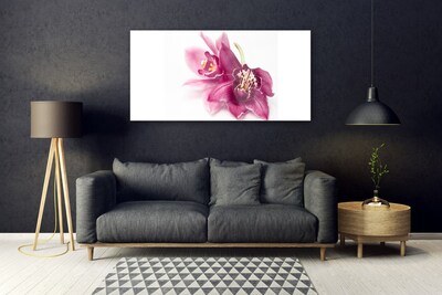 Fototryck på glas Blommor Växtnatur