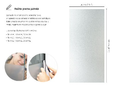 Fönsterfilm insynsskydd ljusinsläpp