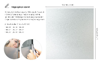 Fönsterfilm insynsskydd ljusinsläpp