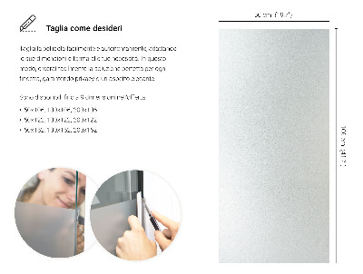 Fönsterfilm insynsskydd ljusinsläpp