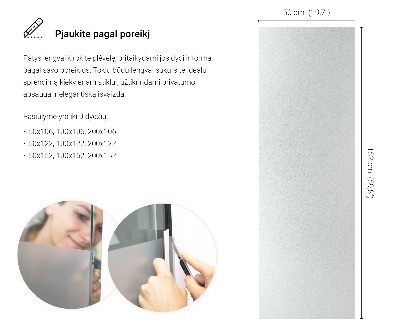 Fönsterfilm insynsskydd ljusinsläpp