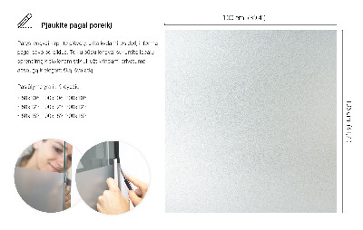 Fönsterfilm insynsskydd ljusinsläpp