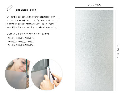 Fönsterfilm insynsskydd ljusinsläpp