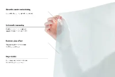 Fönsterfilm för insynsskydd med ljusinsläpp