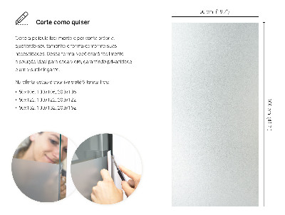 Fönsterfilm insynsskydd ljusinsläpp